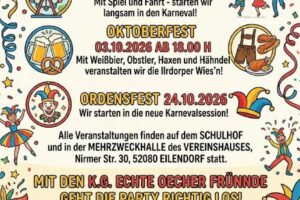 Die Große Eilendorfer ist in Party-Stimmung